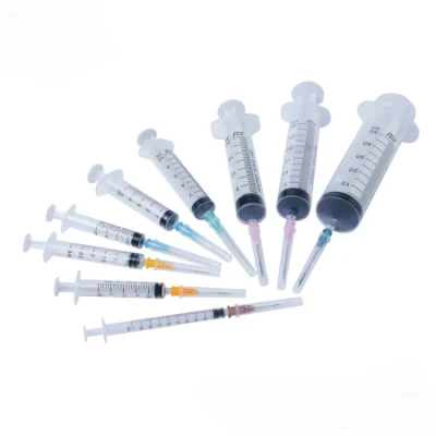10 Ml Plastic Syringe and Needle Medical Products Healthcare