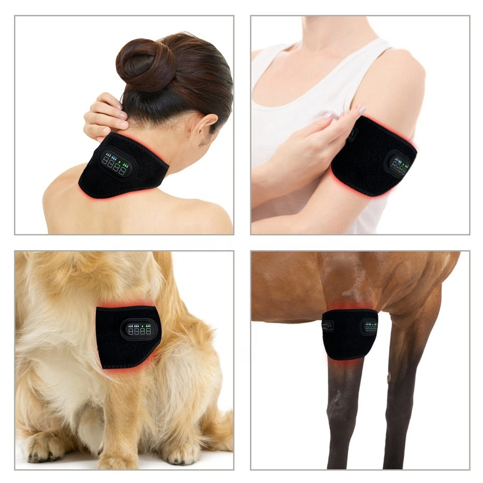 660nm 850nm Heating LED Red Light Therapy Neck Pain Relief Wrap Pad Healthcare Products