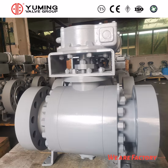 API 6D / API 608 Forged Carbon Steel / Stainless Steel / 150lb/300lb/600lb/900lb/1500lb/2500lb High Pressure Floating / Trunnion Ball Valve (Q347F)