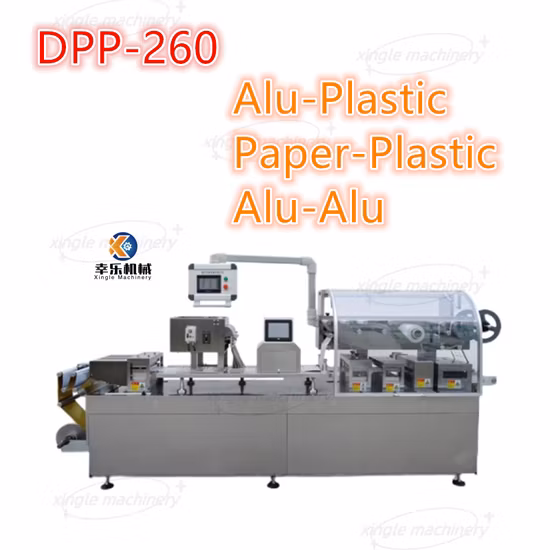 Automatic Flat Plate Blister Packaging Machine for Pharma Medical Capsule Tablet Pill